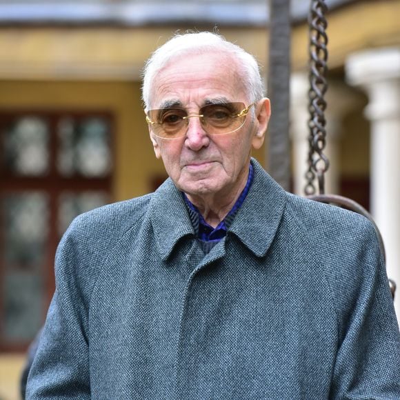 Charles Aznavour durant la 157ème vente aux enchères des vins des Hospices de Beaune à Beaune le 19 novembre 2017. © Giancarlo Gorassini/Bestimage