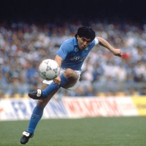 Diego Armando Maradona, Naples 1990. Photo par Vittorio La Verde / AGF Foto / Avalon /Photoshot/ABACAPRESS.COM