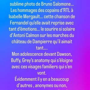 Story Instagram de @faustinebollaert