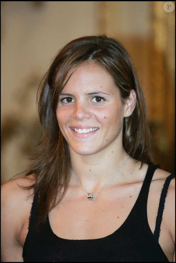 Laure Manaudou à une remise de prix au Sénat JEAN LOUIS MACAULT / BESTIMAGE