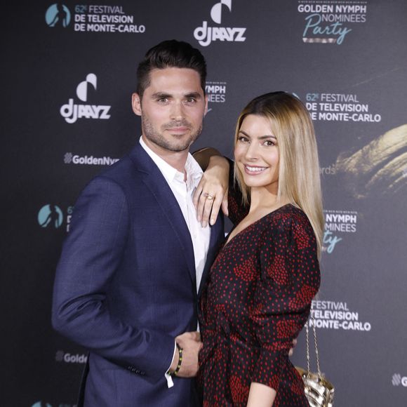 Candice Pascal et son compagnon Quentin Loyer au photocall de la soirée des nominées 'Golden Nymph nominées party' lors du 62ème Festival de Télévision de Monte-Carlo, à Monaco, le 20 Juin 2023. 
© Denis Guignebourg/BestImage