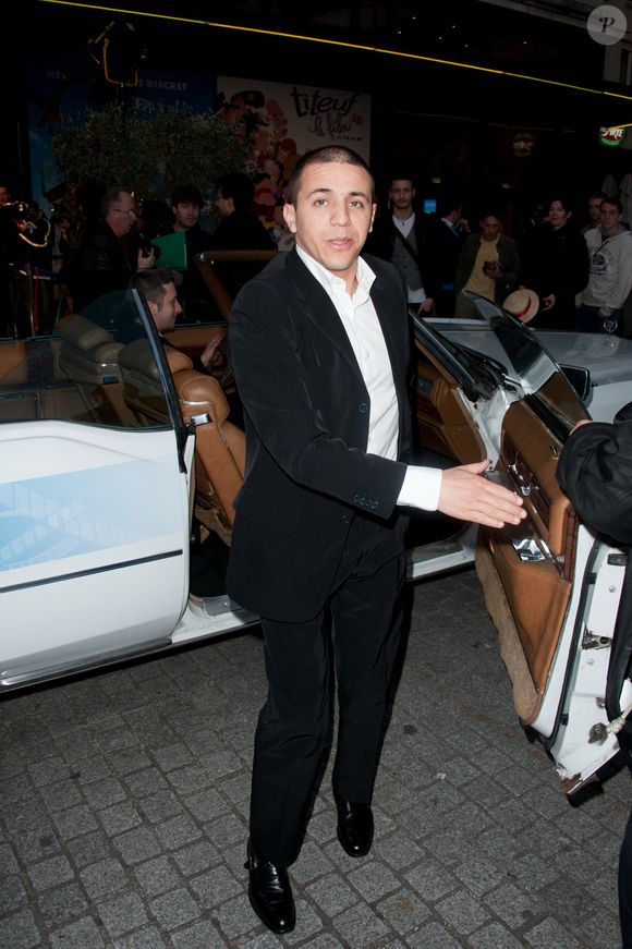 Faudel lors de l'ouverture de la première édition du Festival International du Film de Boulogne Billancourt au cinéma Pathé à Paris, France, le 1er avril 2011. Photo by Nicolas Genin/ABACAPRESS.COM