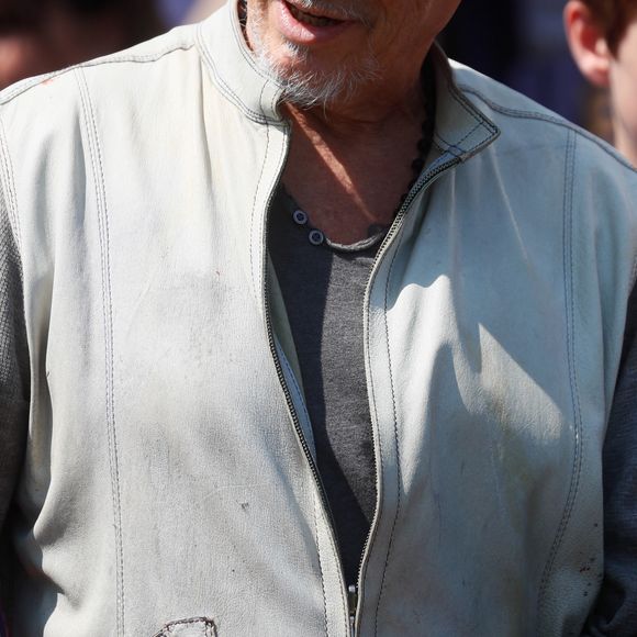 Florent Pagny - Cérémonie de remise des prix des Ambassadeurs ELA et lancement de la nouvelle campagne "Mets tes baskets et bats la maladie" à la Cité des Sciences et de l'Industrie à Paris. Le 7 juin 2023 © Christophe Clovis / Bestimage