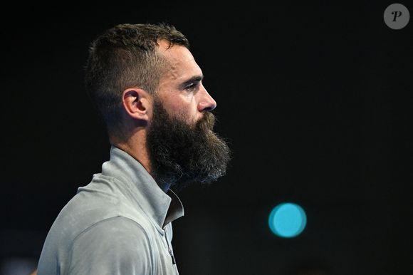 Benoit Paire (FRA) doit abandonner en raison d'une blessure au dos lors de son match au Challenger de Brest, Brest, France le 27 octobre 2022. Photo par Corinne Dubreuil/ABACAPRESS.COM