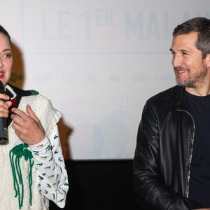 Marion Cotillard et Guillaume Canet lors de l'avant-première du film "Nous finirons ensemble" au cinéma UGC Brouckère à Bruxelles, Belgique, le 23 avril 2019. © Alain Rolland/ImageBuzz/Bestimage