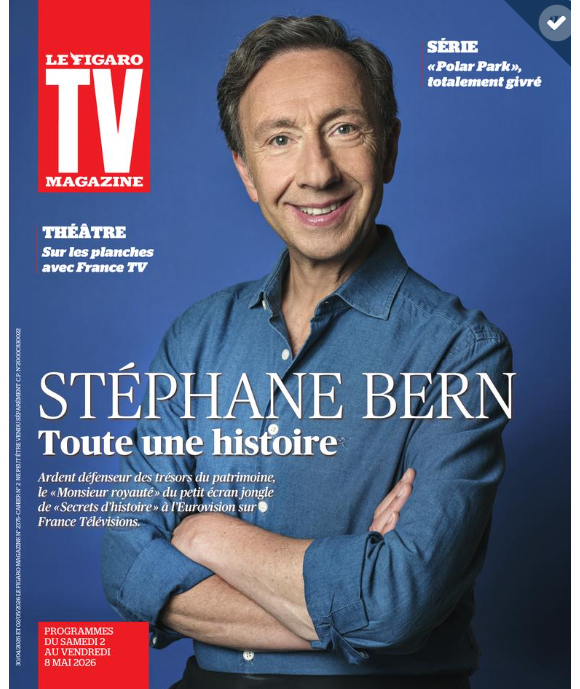 Couverture de "Tv Magazine" avec Stéphane Bern.