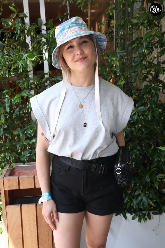 Exclusif - Bérengère Krief - Célébrités aux Internationaux de France de Tennis de Roland Garros 2023 - Jour 12 à Paris le 08 Juin 2023. © Bertrand Rindoff / Bestimage