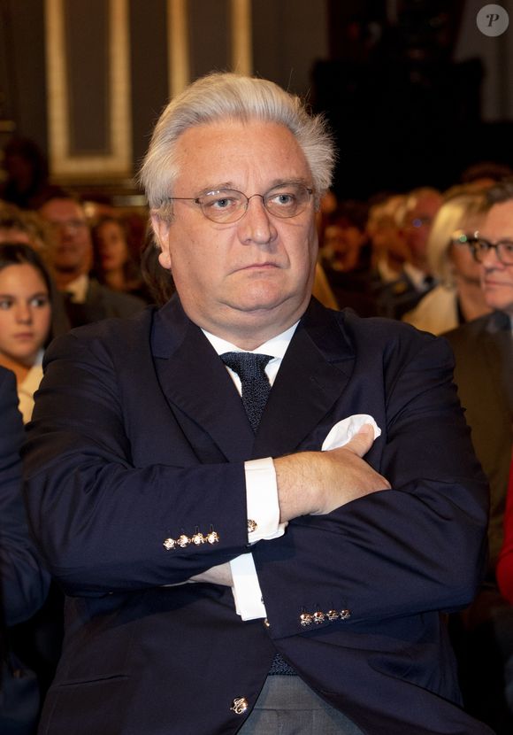 Le prince Laurent de Belgique - Concert de Noël en présence de la famille royale au palais à Bruxelles le 18 décembre 2019. © Royalportraits Europe/Bernard Rubsamen / Bestimage