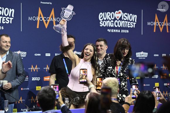 Dara (516 pts), la candidate bulgare remporte la 70ème édition du concours de l'Eurovision à Vienne, et la Française (158 pts) se classe 11ème sur 25, le 16 mai 2026.

TT News / Bestimage