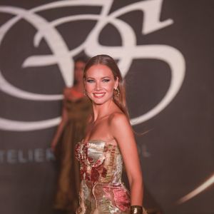 Exclusif - Amandine Petit, Miss France 2021 - 20ème édition du Casa Fashion show by K. Cheddadi au Sofitel Casablaca Tour Blanche à Casablanca au Maroc le 10 mai 2025. © Philippe Doignon/Bestimage