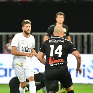 Paga - Le match des Légendes, la rencontre qui mêle le football et le rugby au profit de l'association de P. Olmeta "Un sourire, un espoir pour la vie", s'est déroulé à Nice à l'Allianz Riviera, le 26 septembre 2022. © Bruno Bebert/Bestimage