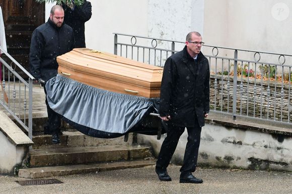Exclusif - Obsèques d'Alain Morini-Bosc dans l'église Saint-Pierre dans la commune d'Abrets en Dauphiné, France, le 14 mars 2025. Romain Doucelin/Bestimage