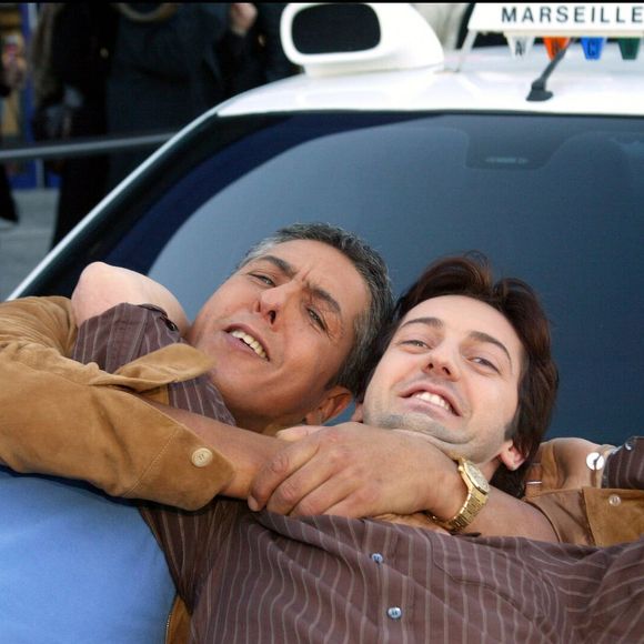 Frédéric Diefenthal - Samy Naceri 1ère du film Taxi 3 à Marseille - 2003 (DOMINIQUE JACOVIDES / BESTIMAGE).