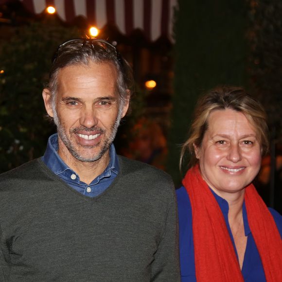 Exclusif - Paul et Luana Belmondo - Alessandro Belmondo, le fils de P. et L. Belmondo est chef cuisinier dans le nouveau restaurant "Il Cara Rosso" dont c'est l'inauguration ce jour, à Saint-Cloud le 31 janvier 2018. © Denis Guignebourg/Bestimage