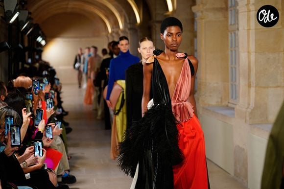 Défilé de mode prêt-à-porter automne-hiver 2023/2024 "Victoria Beckham" lors de la Fashion Week de Paris.  Action Press / Bestimage