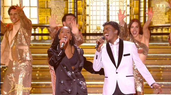 Ebony affronte Franck en demi-finale de la "Star Academy 2024", le 18 janvier 2025, sur TF1