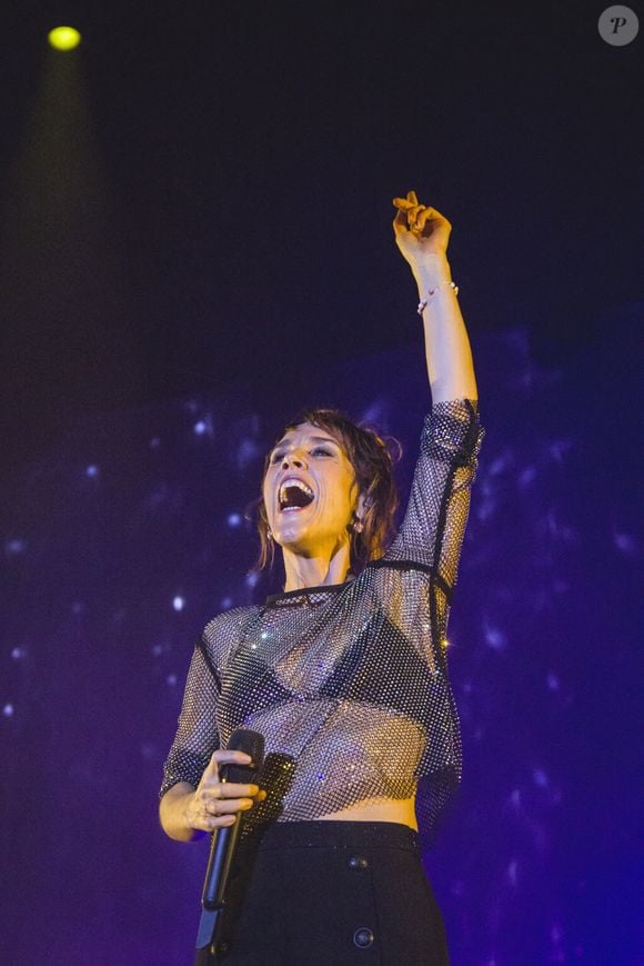 La chanteuse française Zaz s'est produite à l'Espaço Unimed de São Paulo, SP, Brésil, le 14 avril 2023, lors de l'Organique Tour qui promeut son récent album "Isa", enregistré pendant la pandémie de coronavirus. Photo par Yuri Murakami/Fotoarena/SPUS/ABACAPRESS.COM