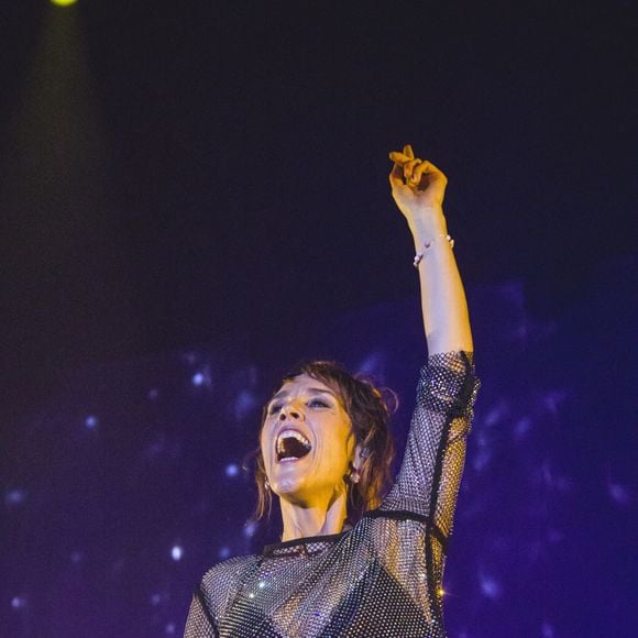 La chanteuse française Zaz s'est produite à l'Espaço Unimed de São Paulo, SP, Brésil, le 14 avril 2023, lors de l'Organique Tour qui promeut son récent album "Isa", enregistré pendant la pandémie de coronavirus. Photo par Yuri Murakami/Fotoarena/SPUS/ABACAPRESS.COM