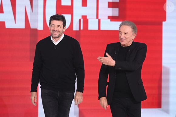 Exclusif - Patrick Bruel lors de l'enregistrement de l'émission "Vivement dimanche" au studio Rive Gauche, présentée par M.Drucker avec une diffusion sur France 3 le 15 mars 2026, à Paris, France, le 4 mars 2026. © Guillaume Gaffiot/Bestimage