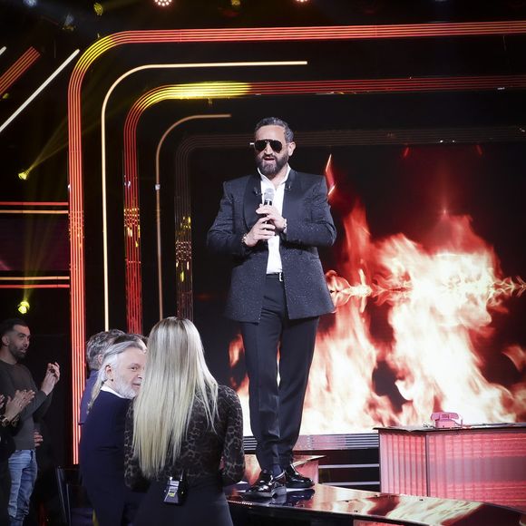 Exclusif - Cyril Hanouna, sur le plateau de l’émission « TPMP » La dernière sur C8,  présentée par C.Hanouna et diffusée en direct sur C8, Paris, France, le 27 fevrier 2025. © Jack Tribeca / Bestimage