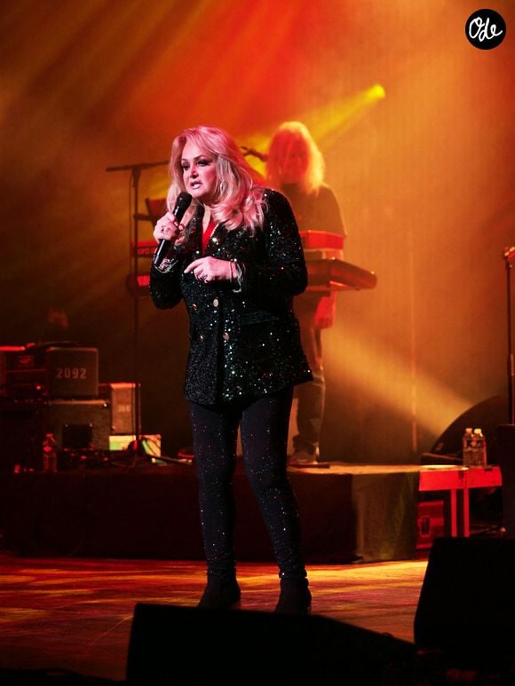 Bonnie Tyler en concert à L'Amphithéâtre 3000 du Centre de Congrès de Lyon, France, le 11 décembre 2023. © MPP/Bestimage