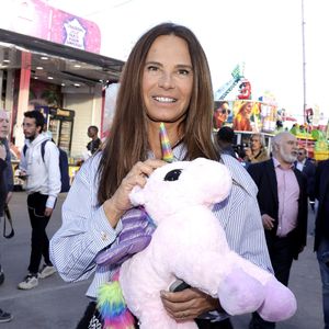 Nathalie Marquay Pernaut - Inauguration de la Foire du Trône 2025 à Paris le 4 avril 2025. © Cédric Perrin/Bestimage