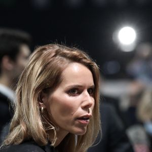 Tiphaine Auzière - Le président de la République française et candidat du parti centriste La République en marche (LREM) à la réélection, a effectué son premier grand meeting de campagne au Paris le Défense Arena à Nanterre, France, le 2 Avril 2022. © Stéphane Lemouton/Bestimage