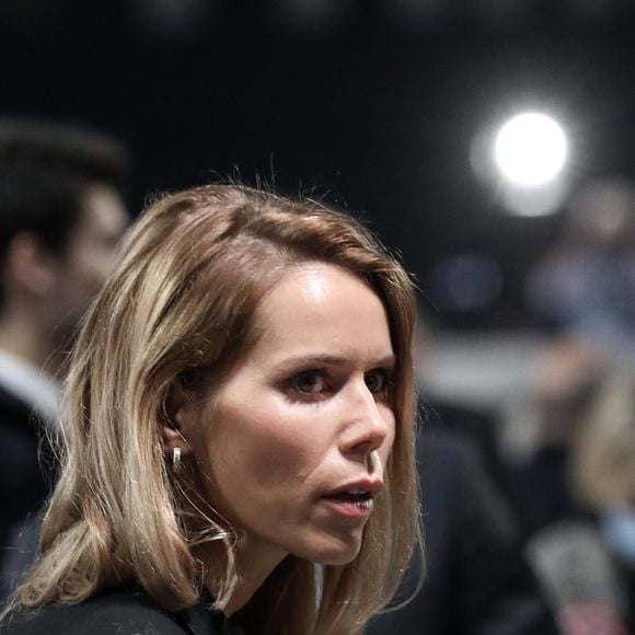 Tiphaine Auzière - Le président de la République française et candidat du parti centriste La République en marche (LREM) à la réélection, a effectué son premier grand meeting de campagne au Paris le Défense Arena à Nanterre, France, le 2 Avril 2022. © Stéphane Lemouton/Bestimage