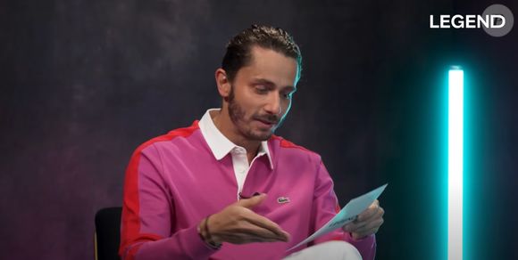 Guillaume Pley aux commandes d'un nouveau numéro de "Legend" en ce mois de juillet 2025. (Capture d'écran YouTube).