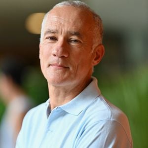 Le journaliste n'a d'ailleurs jamais divulgué leurs prénoms

Gilles Bouleau au Village de Roland Garros le 01 juin 2025 à Paris, France. Photo by ABACAPRESS.COM