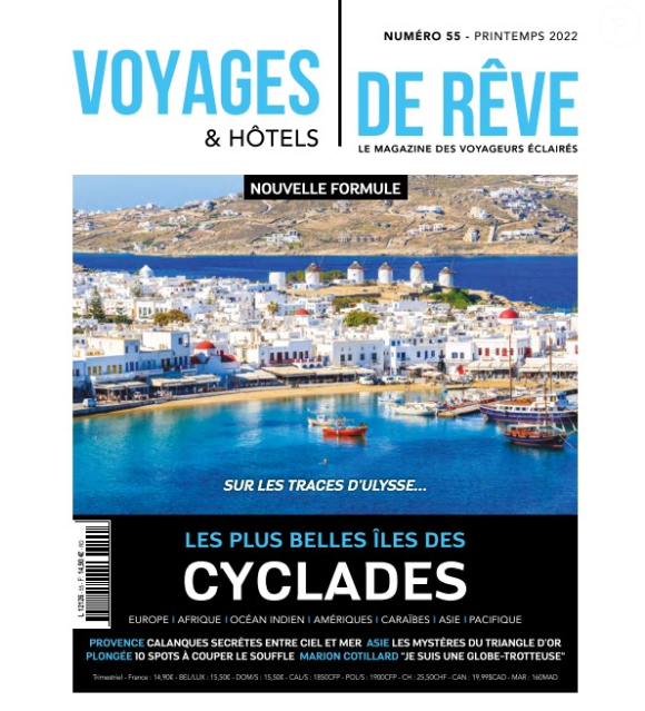 Couverture "Voyages et hôtels de rêve" mars 2022