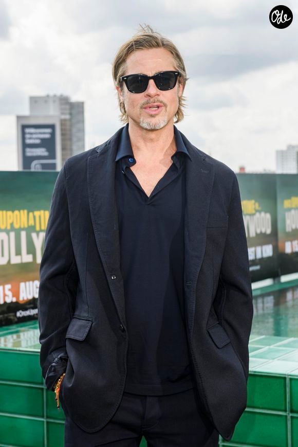 Brad Pitt - Photocall du film "Once Upon A Time in Hollywood" à Berlin. Le 1er août 2019.
Crédit : API / BESTIMAGE