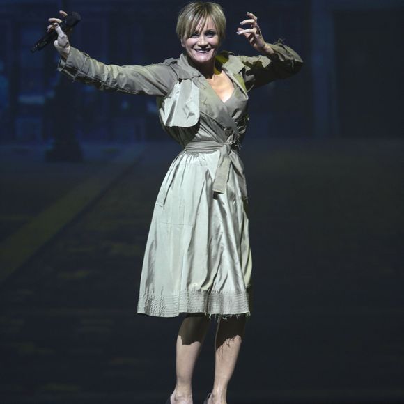 Patricia Kaas chante Piaf à l'Olympia, à Paris le 26 fevrier 2013.