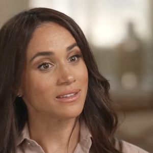 Le prince Harry, duc de Sussex et Meghan Markle, duchesse de Sussex, lors d'une interview pour l'émission "CBS News Sunday Morning", diffusée le 4 août 2024. Lors de ce programme, le couple princier a évoqué leurs enfants, Archie Harrison, 5 ans et Lilibet Diana, 3 ans et leur volonté de les protéger des dangers du web. JLPPA / Bestimage