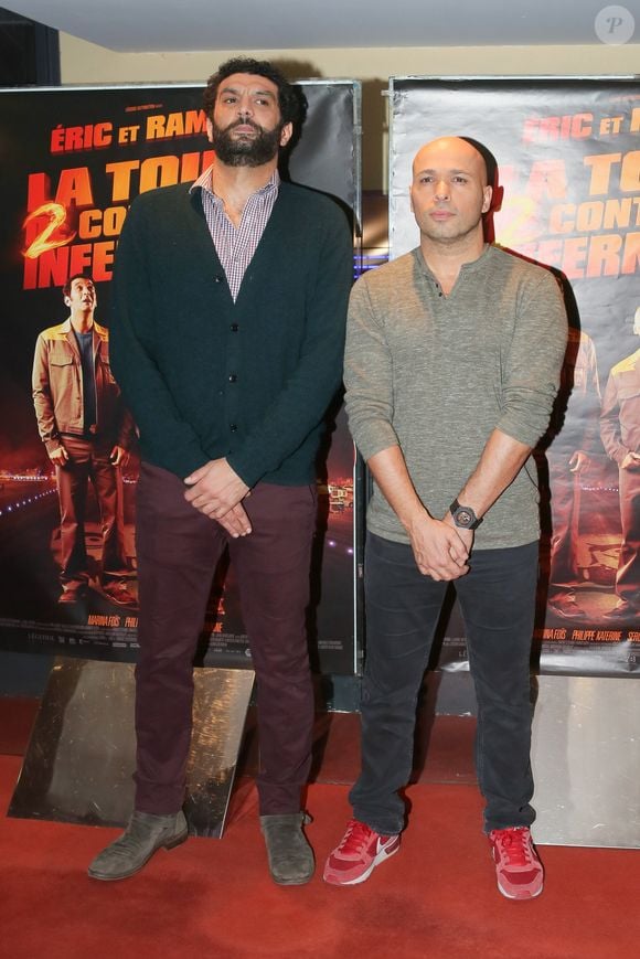 Ramzy Bedia, Eric Judor - Avant-première du film "La Tour 2 contrôle infernale" au cinéma UGC Les Halles à Paris, le 1er février 2016. © CVS/Bestimage
