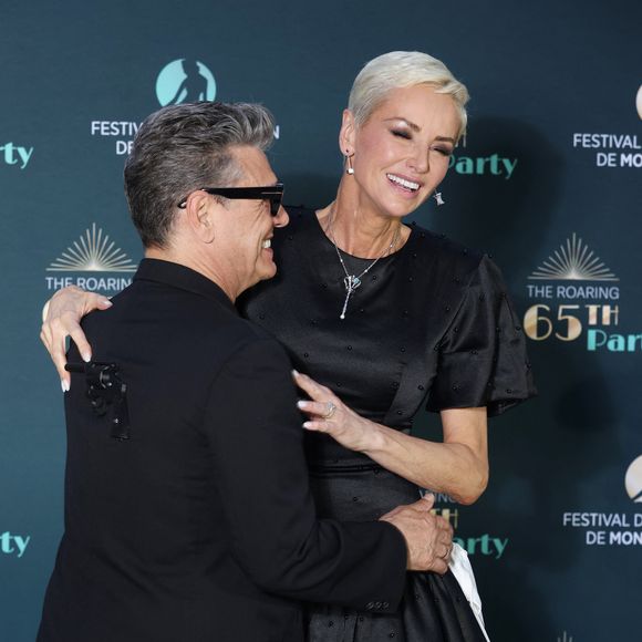 Marc Lavoine et sa compagne Adriana Karembeu - Personnalités présentes à la « Roaring Party », soirée organisée à l'occasion du 65e anniversaire du Festival de télévision de Monte-Carlo au Monte-Carlo Bay, le 15 juin 2026.

© Denis Guignebourg / Bestimage