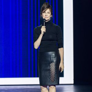 Exclusif - Valérie Lemercier - À l’occasion des 40 ans de carrière de Jean-Paul Gaultier et de sa revue spectacle « Fashion Freak Show » aux Folies Bergère, France 2 donne carte blanche au couturier français le plus célèbre du monde, qui créera pour la première fois un grand show de variétés entièrement plongé dans son univers, qui sera diffusé le samedi 13 octobre 2018 à 21 heures. Le 9 octobre 2018
© Pierre Perusseau / Bestimage