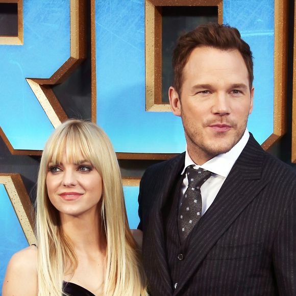 Anna Faris et Chris Pratt lors de la première du film "Les Gardiens de la Galaxie Vol. 2" à Londres, Royaume Uni, le 24 avril 2017. © Bestimage