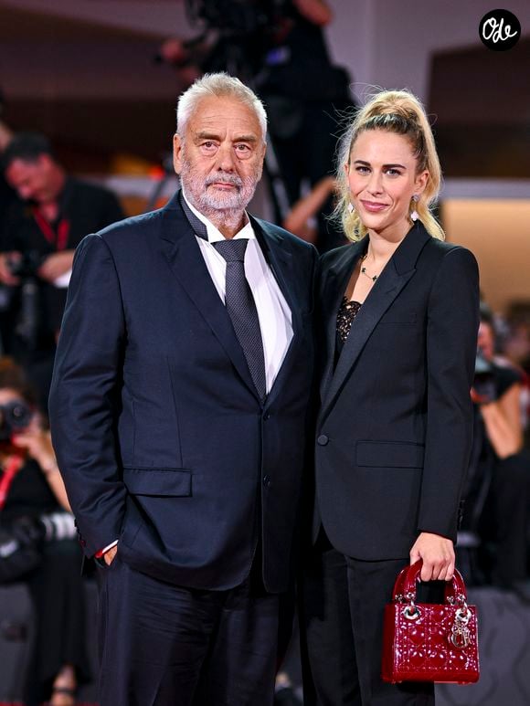Luc Besson et Sarah Saldmann à la première de 'Father Joe' lors du 83ème Festival International du Film de Venise (Mostra), à Venise, Italie, le 6 septembre 2026. © Pierre Perusseau/Bestimage