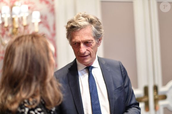 Nicolas de Tavernost, président du Directoire du Groupe M6 - Déjeuner du Chinese Business Club en l'honneur de l'ancien président N.Sarkozy au restaurant de l'hôtel The Westin Paris Vendôme à Paris, France, le 8 novembre 2021. © Rachid Bellak/Bestimage