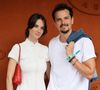 Le couple avait officialisé qu'il allait avoir un premier enfant le 12 octobre 2025 sur les réseaux sociaux.

Juan Arbeláez et sa compagne Cassandre Verdier au village lors des Internationaux de France de Tennis de Roland Garros 2025 (Jour 7), le 31 mai 2025 à Paris. 
© Dominique Jacovides / Bestimage