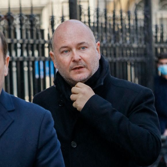 Cauet - Sorties des obsèques de Jean-Pierre Pernaut en la Basilique Sainte-Clotilde à Paris le 9 mars 2022. 

© Christophe Clovis / Bestimage