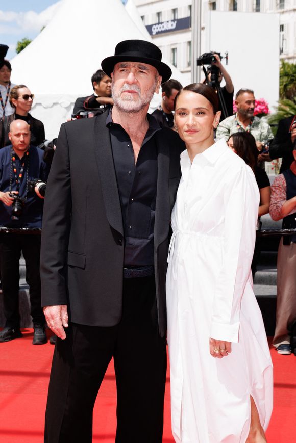 Eric Cantona et sa femme Rachida Brakni - Montée des marches du film " Soudain " lors du 79ème Festival International du Film de Cannes, le 15 mai 2026. © Jacovides-Moreau / Bestimage