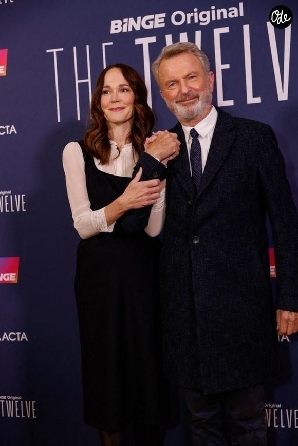 Sydney, AUSTRALIA  - On Monday 8th July BINGE will host an exclusive launch event in Sydney for the World Premiere of the second season of the award winning drama, The Twelve.
Pictured: Sam Neill & Frances O’Connor