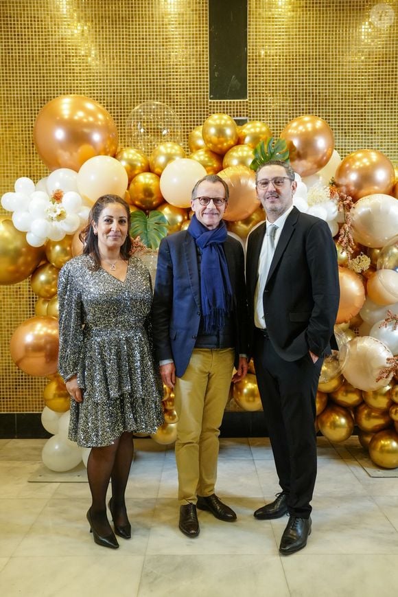 Exclusif - Jérôme et Emmanuelle Stioui avec Hervé Gicquel lors du premier Gala du Village des Enfants Extra-Ordinaires créée en 2019 par Emmanuelle et Jérôme Stioui au Pavillon Gravelle à Paris le 6 février 2025
© Anne-Sophie Guebey / Bestimage