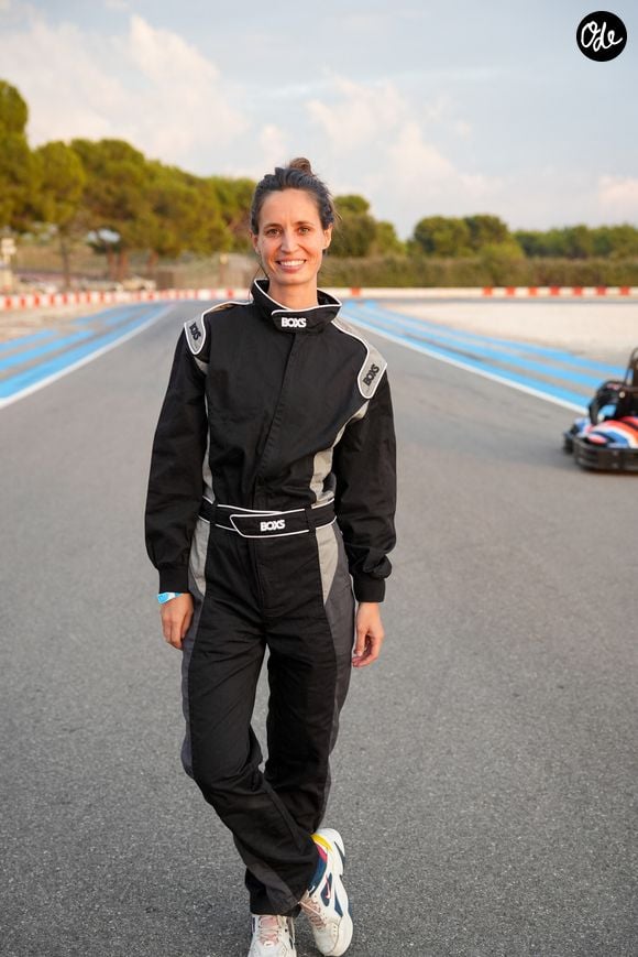 Manon Allender lors de la 11ème édition du Marathon Jules Bianchi sur le Circuit Paul Ricard au Castellet, France, le 2 octobre 2026. © Anne-Sophie Guebey/Bestimage