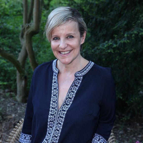 Céline Géraud assiste au cocktail Lenôtre d'Adriana Karembeu organisé au Pré Catelan à Paris le 29 avril 2025 à Paris, France.  Photo par Jérôme Domine/ABACAPRESS.COM.