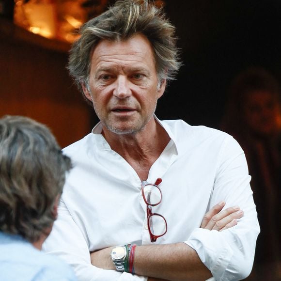 Exclusif - Laurent Delahousse - Inauguration du showroom de Nathalie Blanc à Paris, France, le, 19 juin 2025. © Christophe Clovis / Bestimage