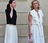 Très discrets d'ordinaire, les frère et sœur ont prouvé qu'ils avaient hérité de l'allure impeccable de leur maman.

Caroline Roux et sa fille Rosalie - Personnalités à la sortie de la cérémonie de remise de légion d'honneur de Jean-Paul Bigard, Pdg de l'entreprise éponyme, au palais de l'Elysée à Paris le 27 mai 2026.

© Christian Liewig / Bestimage