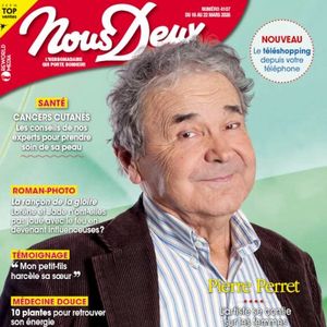 Dans cette propriété, il cultive lui-même légumes et salades dans son potager.

La Une de "Nous Deux" en kiosque ce 16 mars 2026